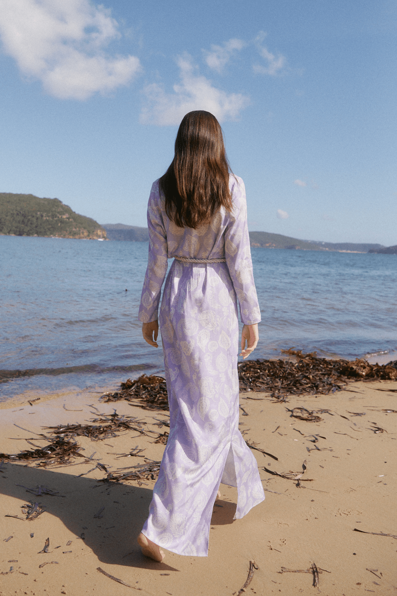 Annie Long Sleeve Slip Dress - Zandra Stone