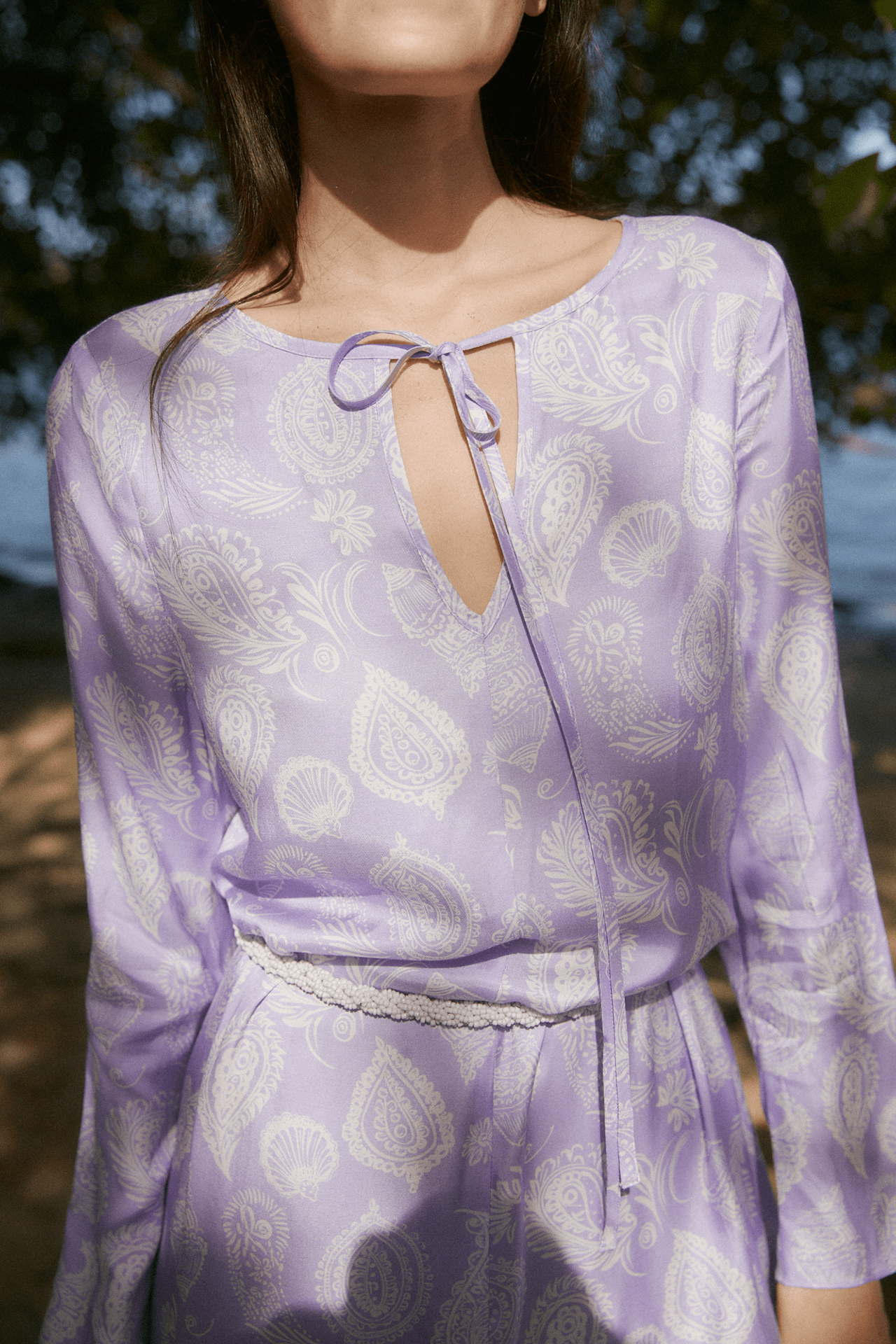Annie Long Sleeve Slip Dress - Zandra Stone