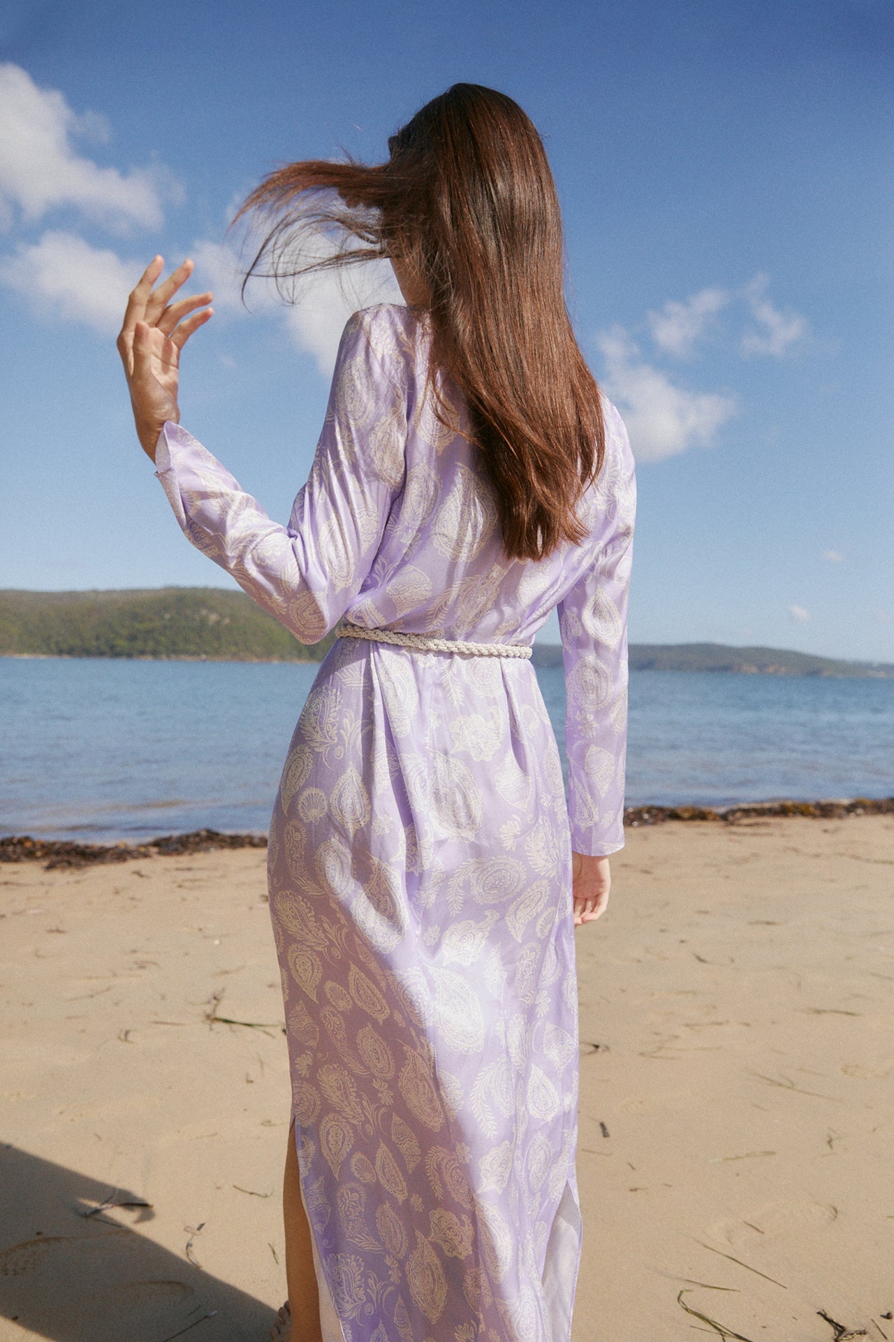 Annie Long Sleeve Slip Dress - Zandra Stone