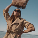 Freya Fringe Straw Handbag - Zandra Stone