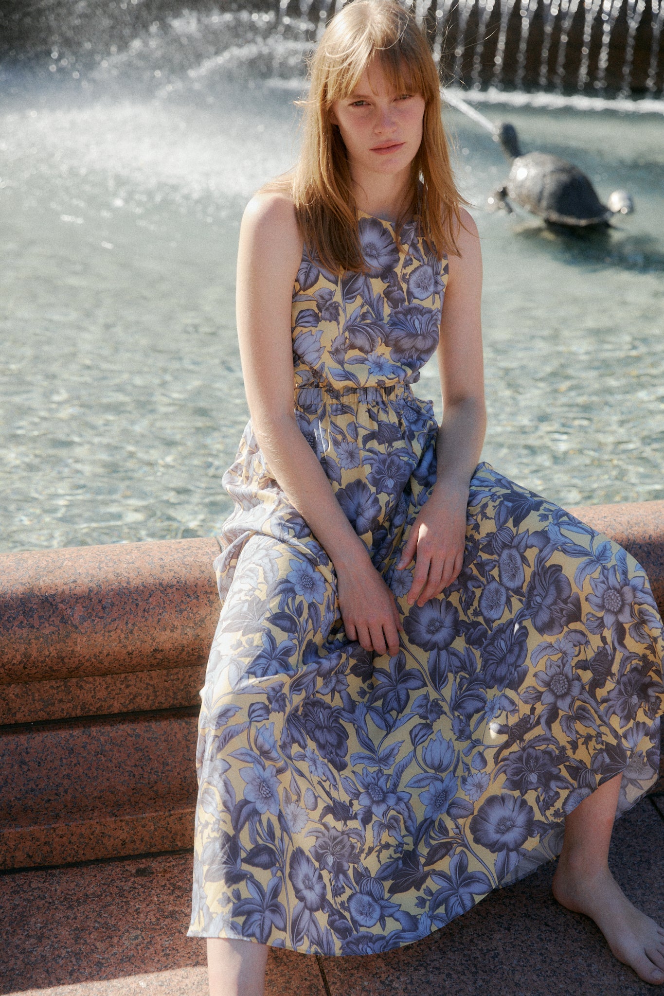 Raf Cross Back Maxi Dress - Zandra Stone