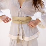 Baxter Leather Wrap Belt