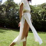 Bari Side Button Dress