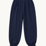 Ethen Balloon Pant Eyelet - Navy