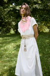 Fringe Scarf - Pink