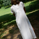 Bari Side Button Dress
