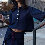 Abel Denim Mini Skirt - Zandra Stone