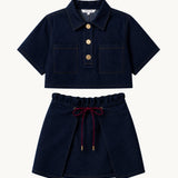Abel Denim Mini Skirt - Zandra Stone