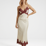 Ander Lace Hem Bias Skirt - Zandra Stone