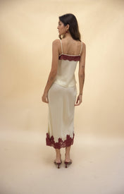 Ander Lace Hem Bias Skirt - Zandra Stone