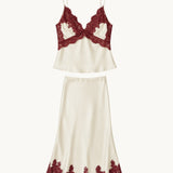 Ander Lace Hem Bias Skirt - Zandra Stone
