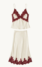 Ander Lace Hem Bias Skirt - Zandra Stone