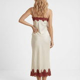 Ander Lace Hem Bias Skirt - Zandra Stone