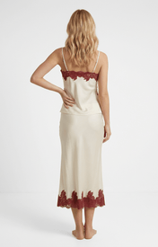 Ander Lace Hem Bias Skirt - Zandra Stone