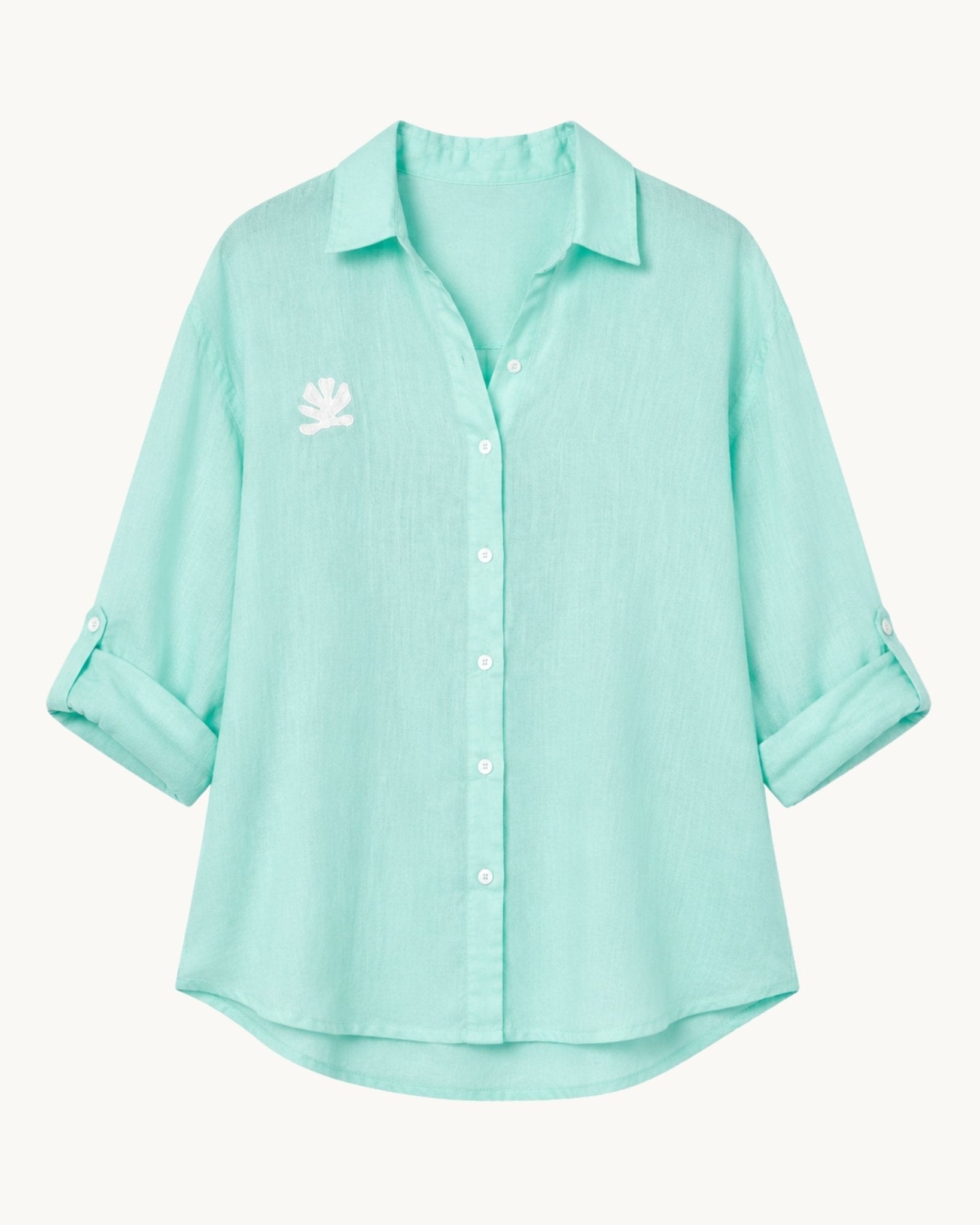 Arata Mint Shirt - Zandra Stone