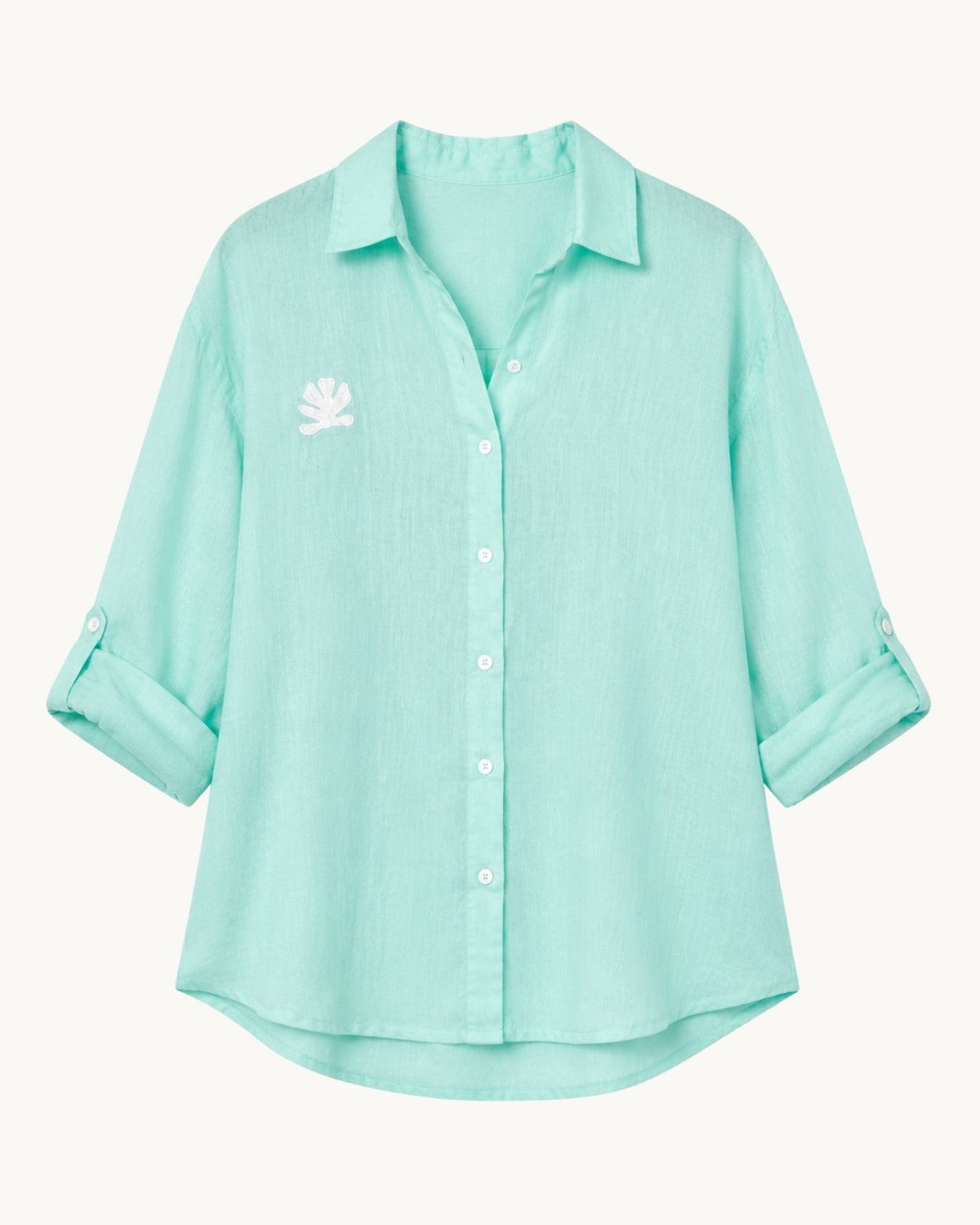 Arata Mint Shirt - Zandra Stone