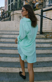 Arata Mint Shirt - Zandra Stone
