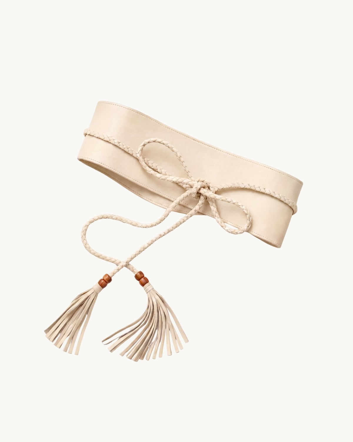 Baxter Leather Wrap Belt - Zandra Stone