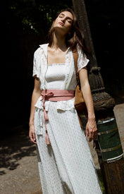Baxter Leather Wrap Belt - Zandra Stone