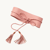 Baxter Leather Wrap Belt - Zandra Stone