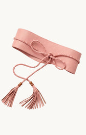Baxter Leather Wrap Belt - Zandra Stone