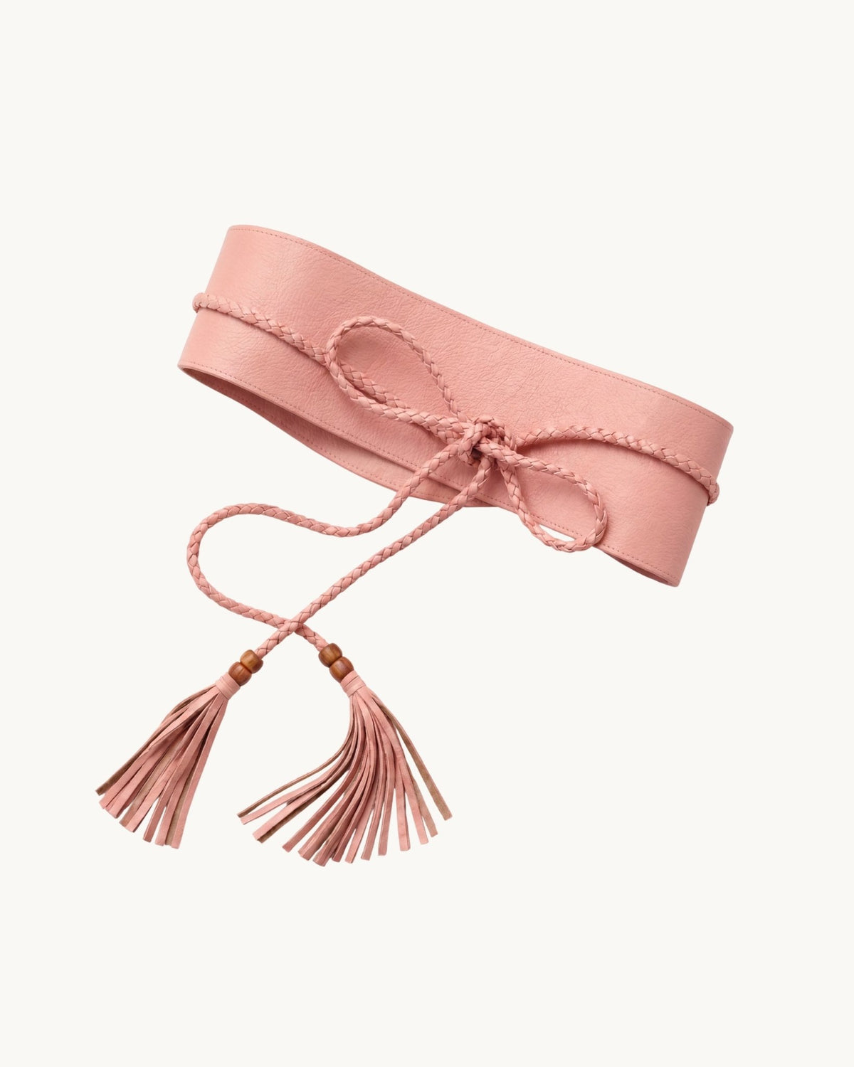 Baxter Leather Wrap Belt - Zandra Stone