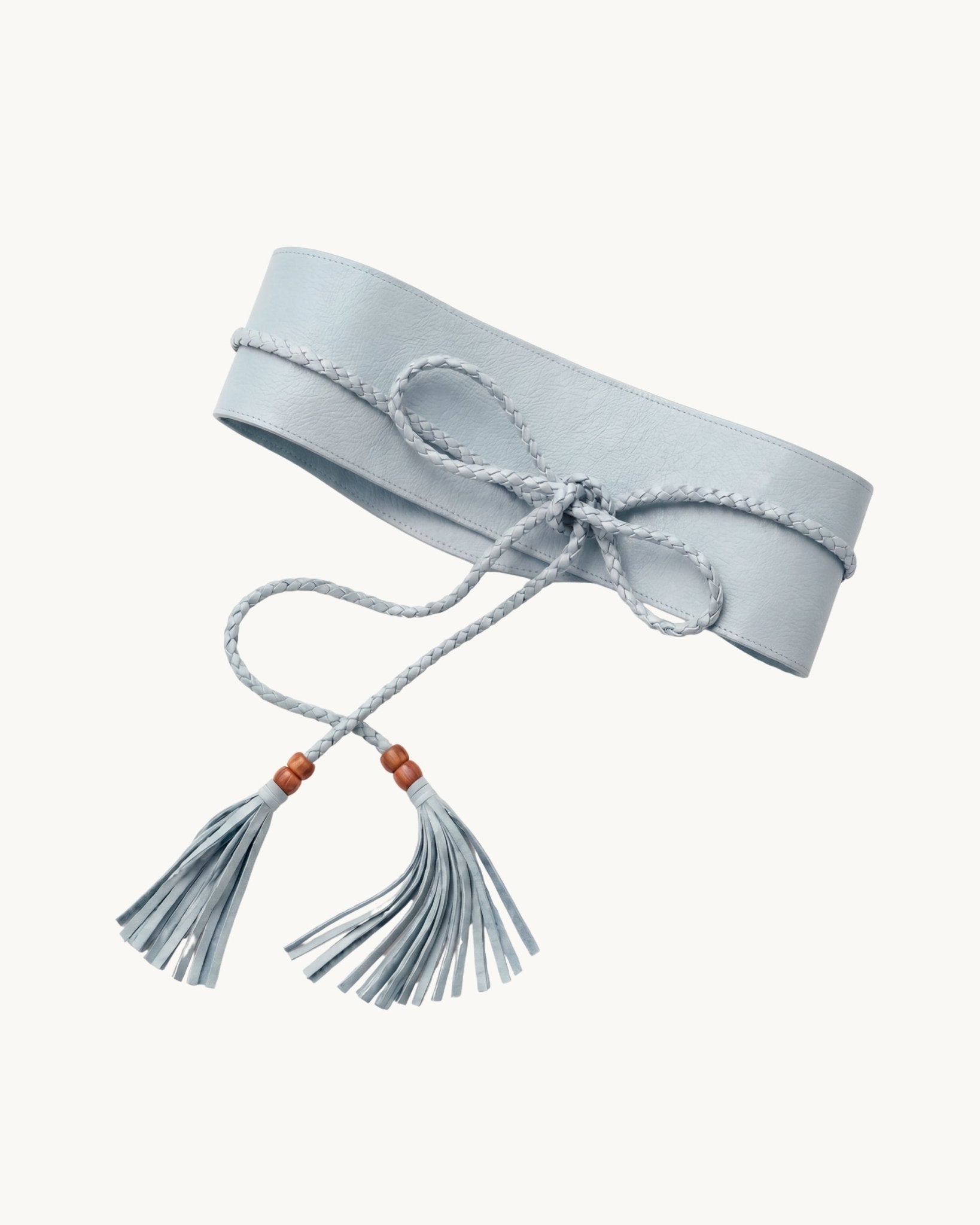 Baxter Leather Wrap Belt - Zandra Stone