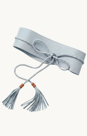 Baxter Leather Wrap Belt - Zandra Stone