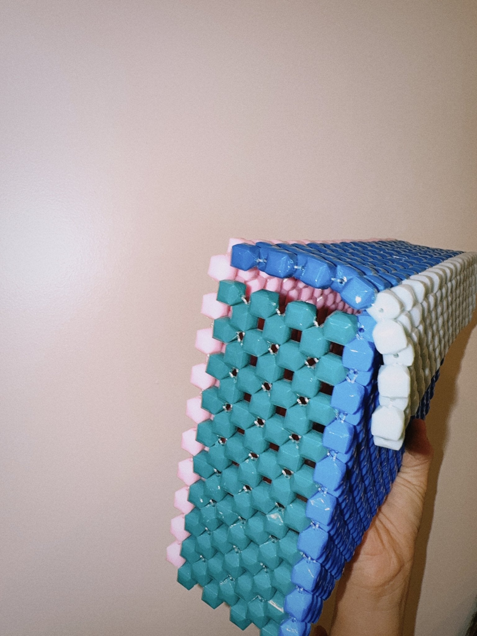 Beaded Box Bag - Multi colour - Zandra Stone