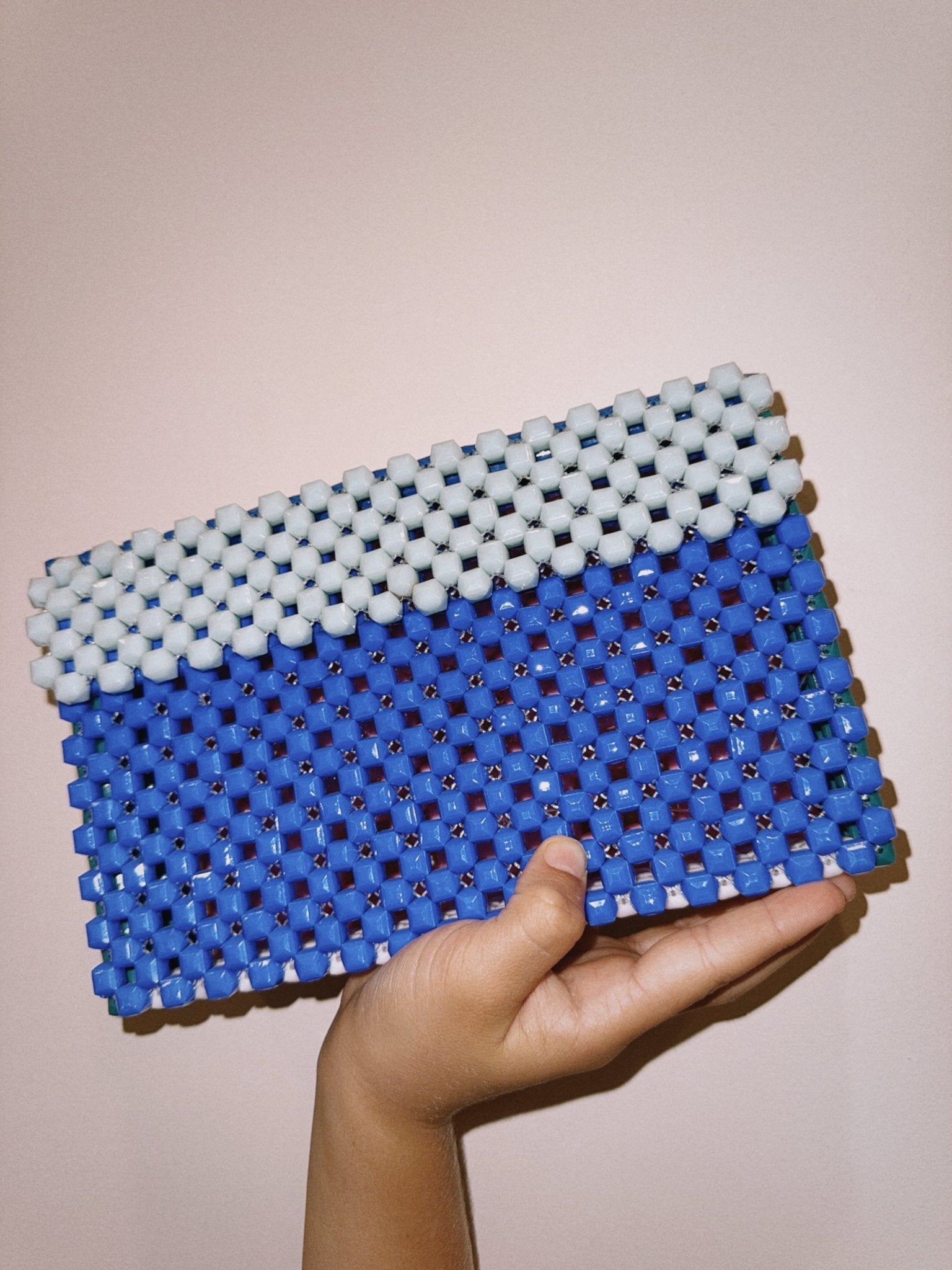 Beaded Box Bag - Multi colour - Zandra Stone