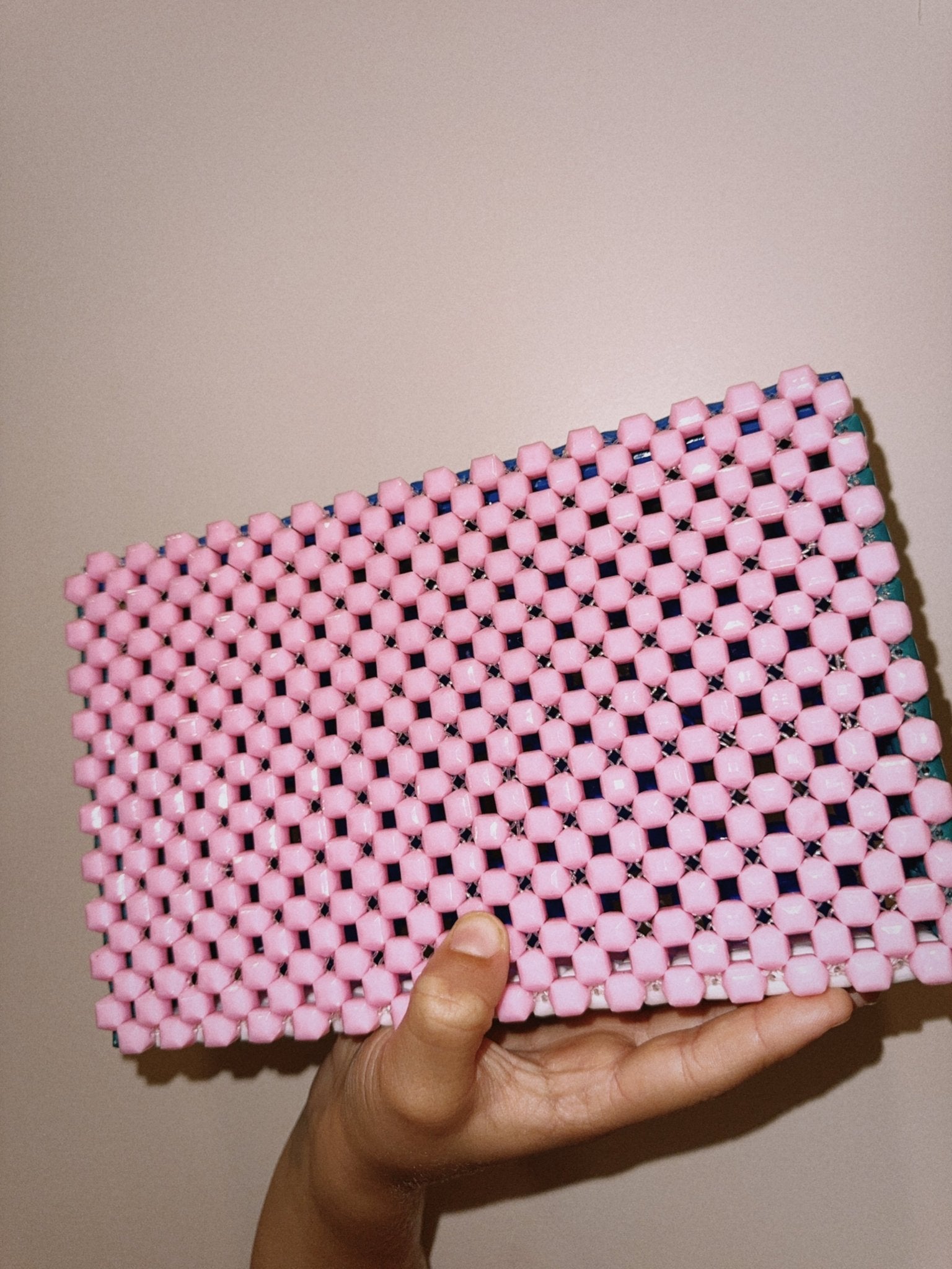 Beaded Box Bag - Multi colour - Zandra Stone