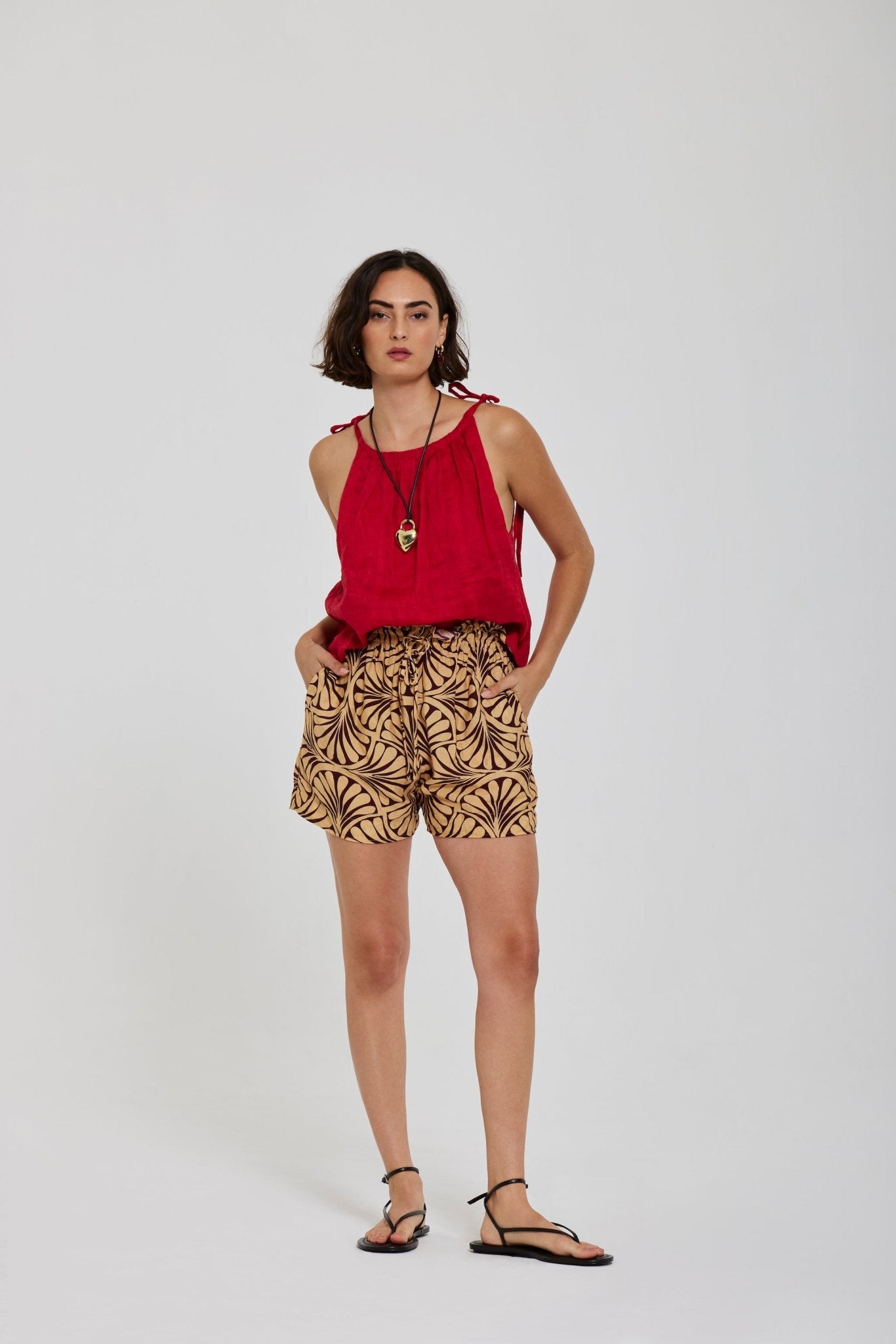 Beattie Printed Short - Zandra Stone