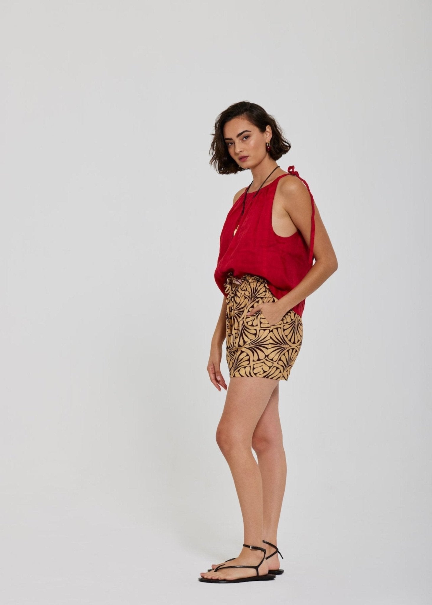 Beattie Printed Short - Zandra Stone