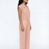 Beth Cotton Eyelet Pant - Zandra Stone