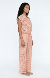 Beth Cotton Eyelet Pant - Zandra Stone