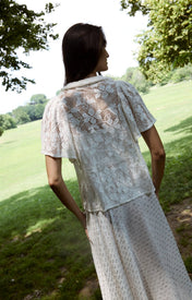 Betts Lace Short Sleeve Shirt - Zandra Stone