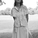 Betts Lace Short Sleeve Shirt - Zandra Stone