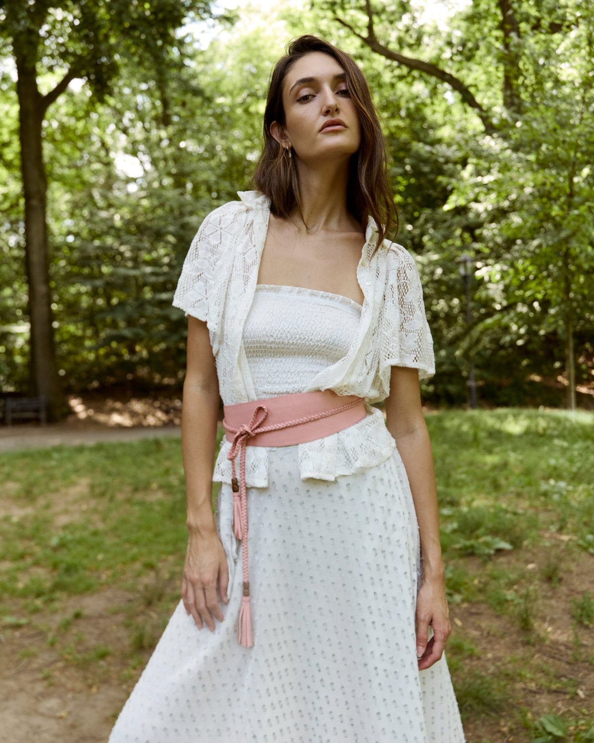 Betts Lace Short Sleeve Shirt - Zandra Stone