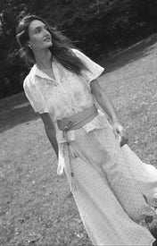 Betts Lace Short Sleeve Shirt - Zandra Stone