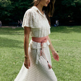 Betts Lace Short Sleeve Shirt - Zandra Stone