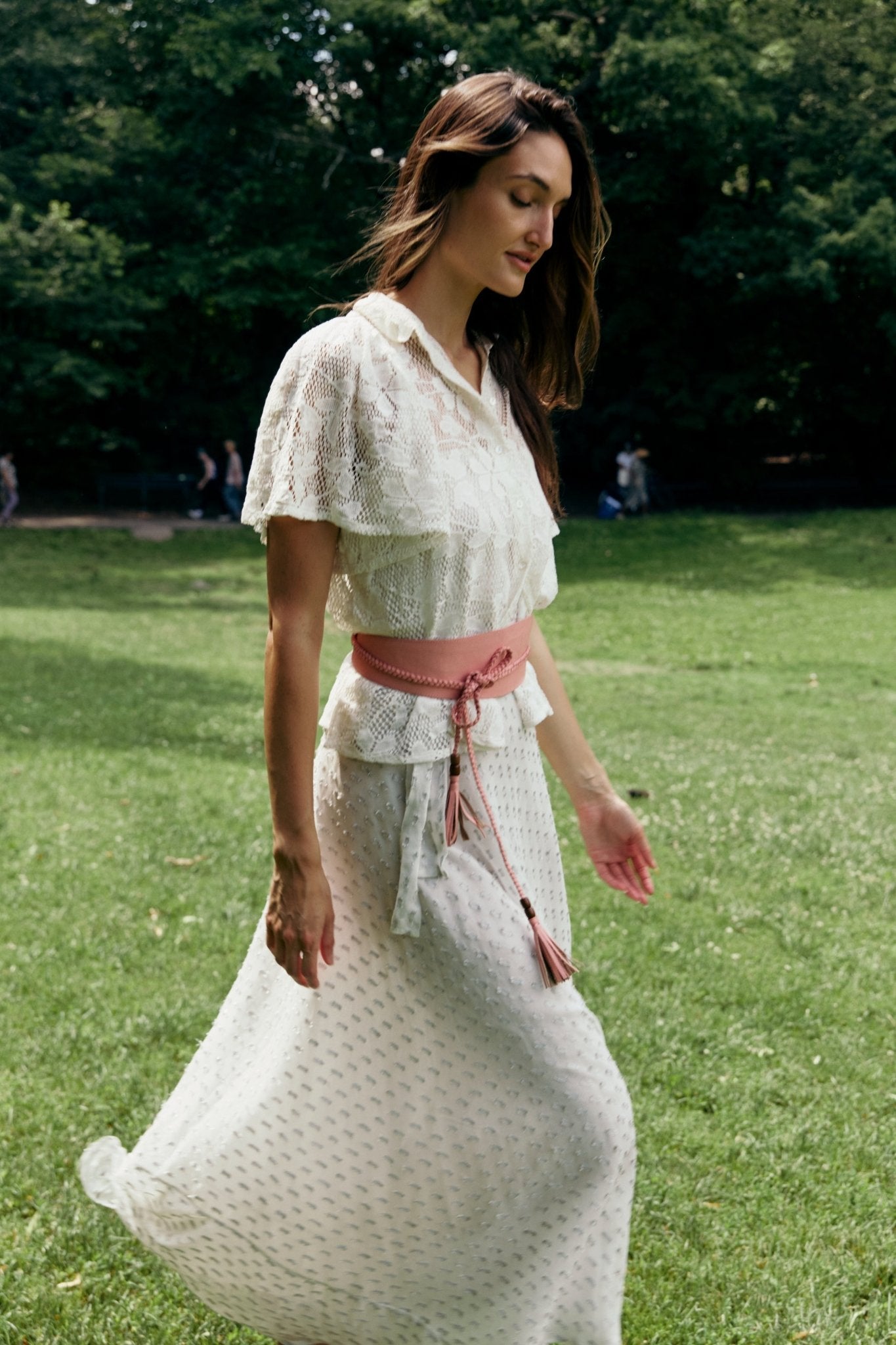 Betts Lace Short Sleeve Shirt - Zandra Stone