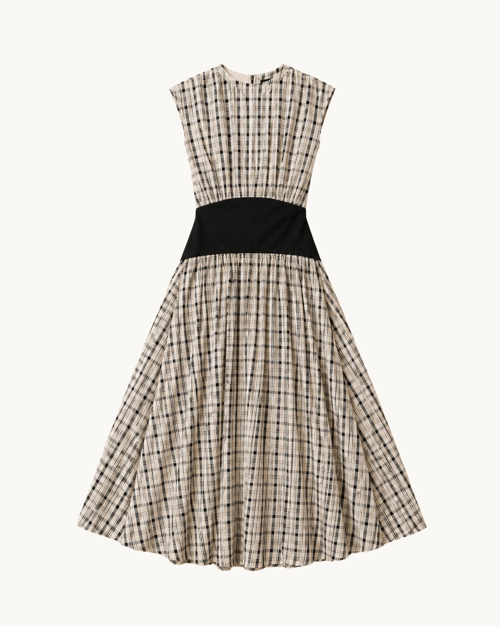 Block Maxi Dress - Plaid - Zandra Stone