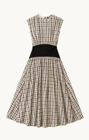 Block Maxi Dress - Plaid - Zandra Stone