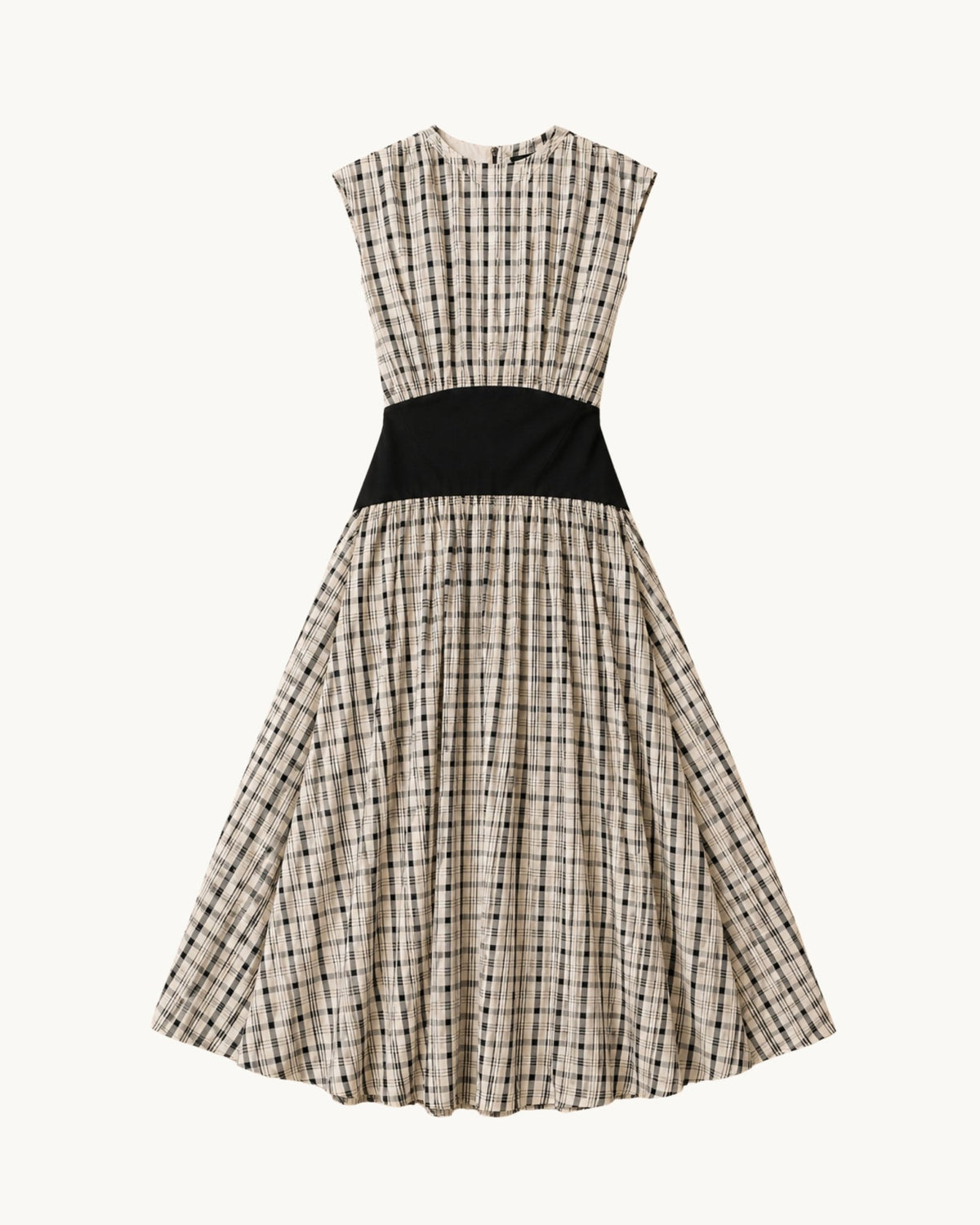 Block Maxi Dress - Plaid - Zandra Stone