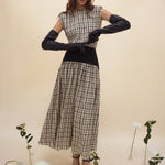 Block Maxi Dress - Plaid - Zandra Stone