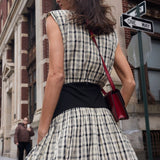 Block Maxi Dress - Plaid - Zandra Stone