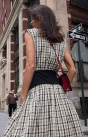 Block Maxi Dress - Plaid - Zandra Stone