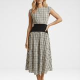 Block Maxi Dress - Plaid - Zandra Stone