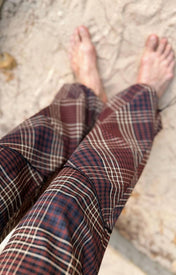 Carmen Cargo Pant Plaid - Zandra Stone