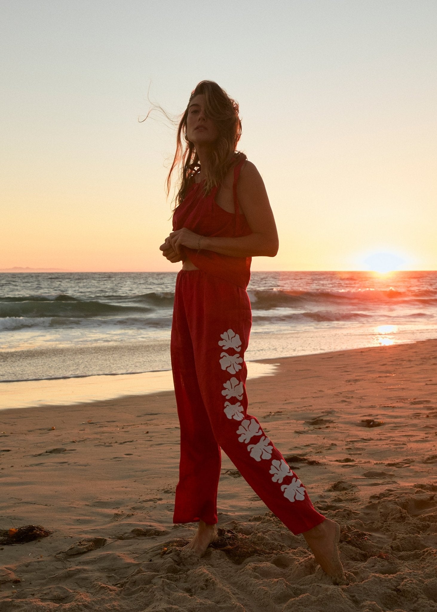 Chabelly Coral Pant - Zandra Stone